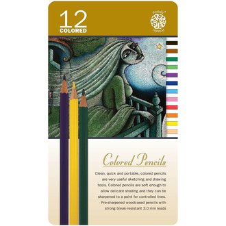 Pentalic Pentalic Colored Pencils 12 Set