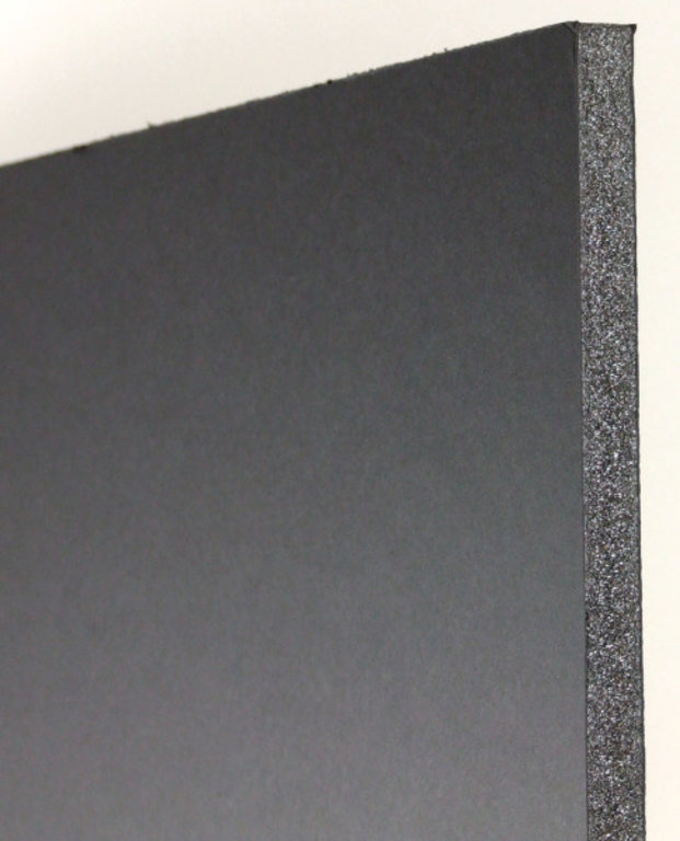 Blackcore Foam Board - 40 x 60 x 3/16, Black, Single Sheet