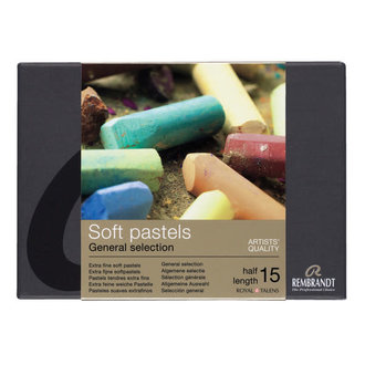 Rembrandt Soft Pastels 1/2 Stick 15 Set