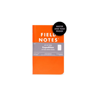 Field Notes Expedition Notebook 3 Pack