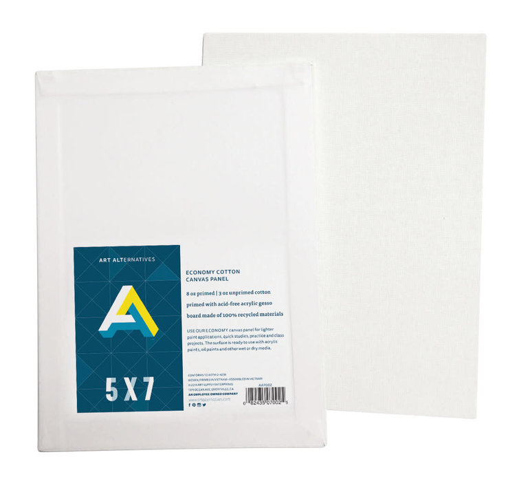 Art Alternatives Art Alternatives Canvas Panel Primed White