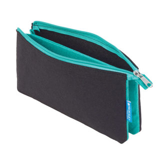 Itoya ProFolio Midtown Pouch Black/Wintergreen 4"x7"