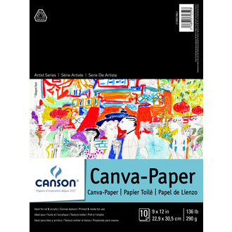 Canson Foundation Series Canva-Paper Pad  10 Sheets