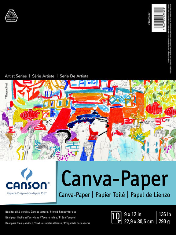 Canson Foundation Series Canva-Paper Pad  10 Sheets