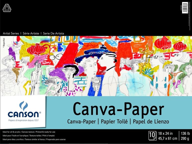 Canson Foundation Series Canva-Paper Pad  10 Sheets