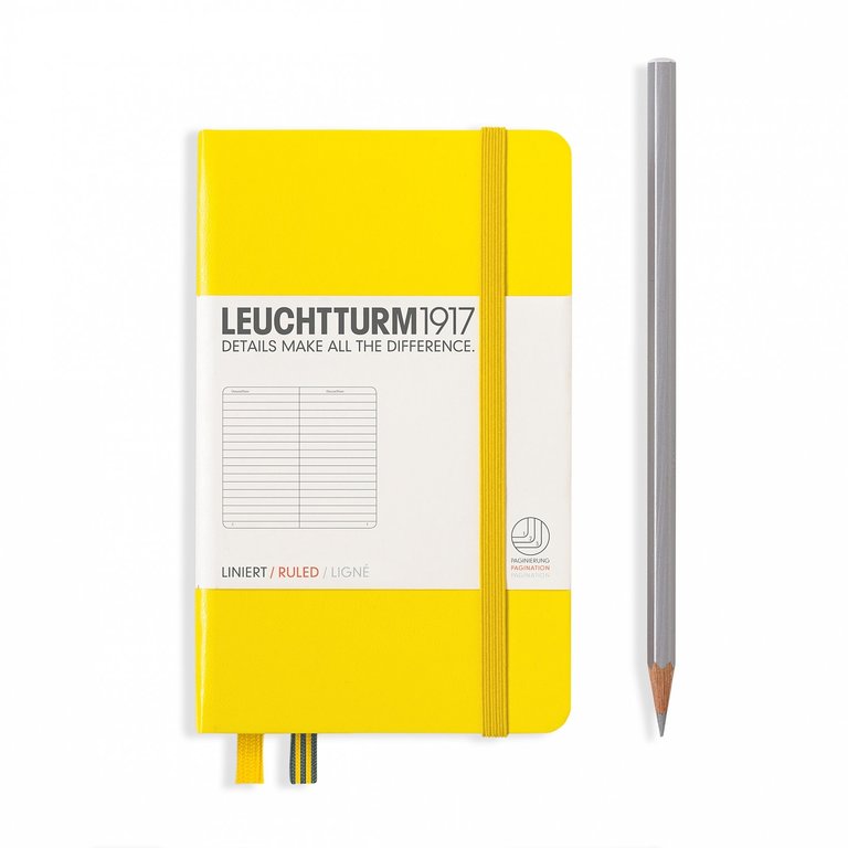 Leuchtturm Leuchtturm Pocket Notebook A6 Ruled