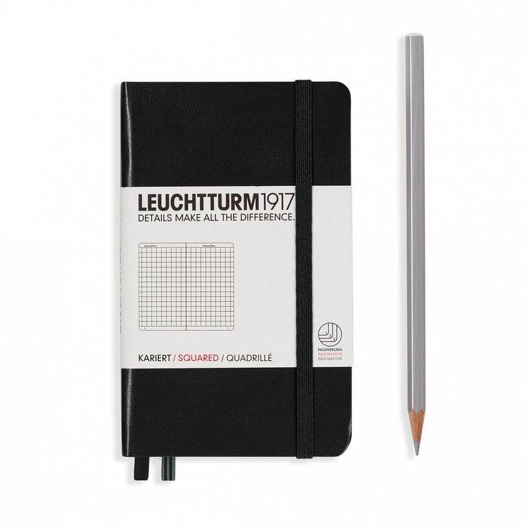 Leuchtturm Leuchtturm Pocket Notebook A6 Squared