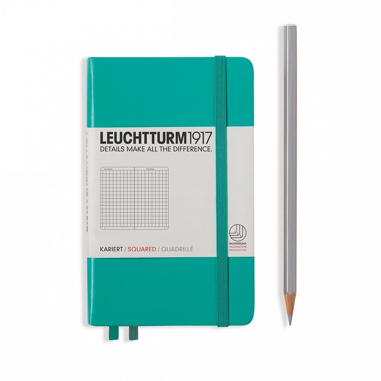 Leuchtturm Leuchtturm Pocket Notebook A6 Squared