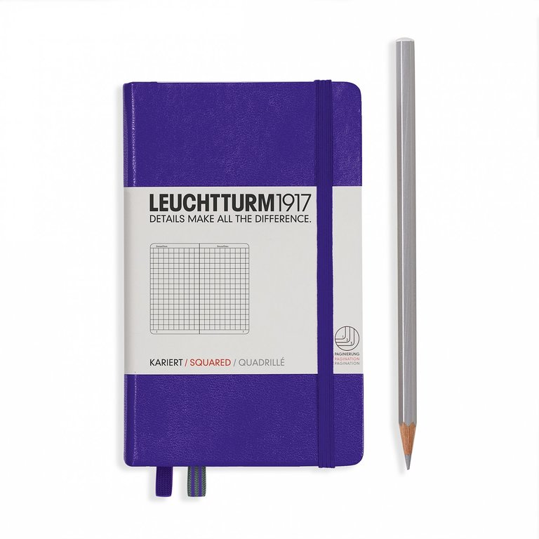 Leuchtturm Leuchtturm Pocket Notebook A6 Squared