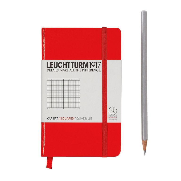 Leuchtturm Leuchtturm Pocket Notebook A6 Squared