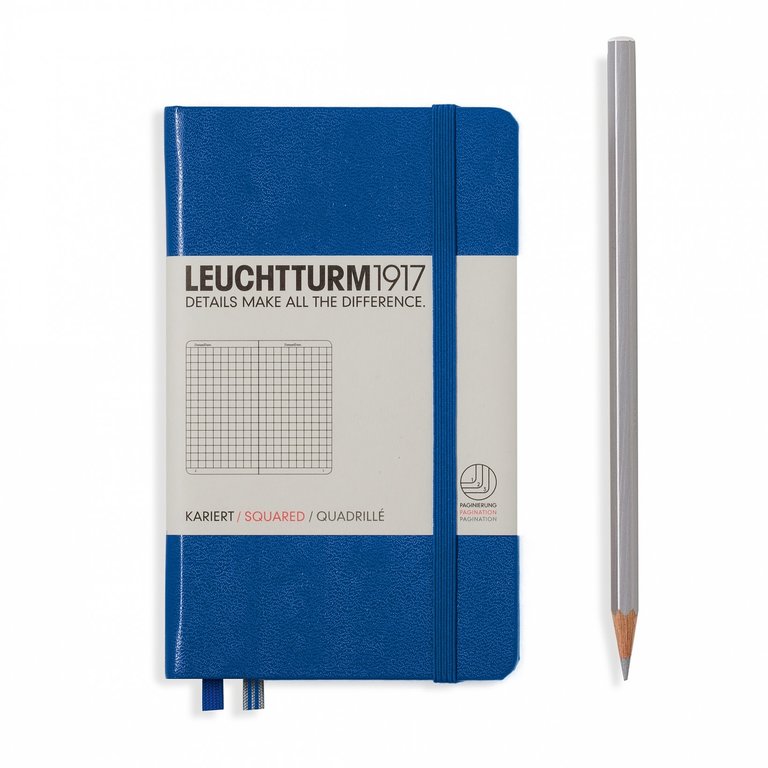 Leuchtturm Leuchtturm Pocket Notebook A6 Squared