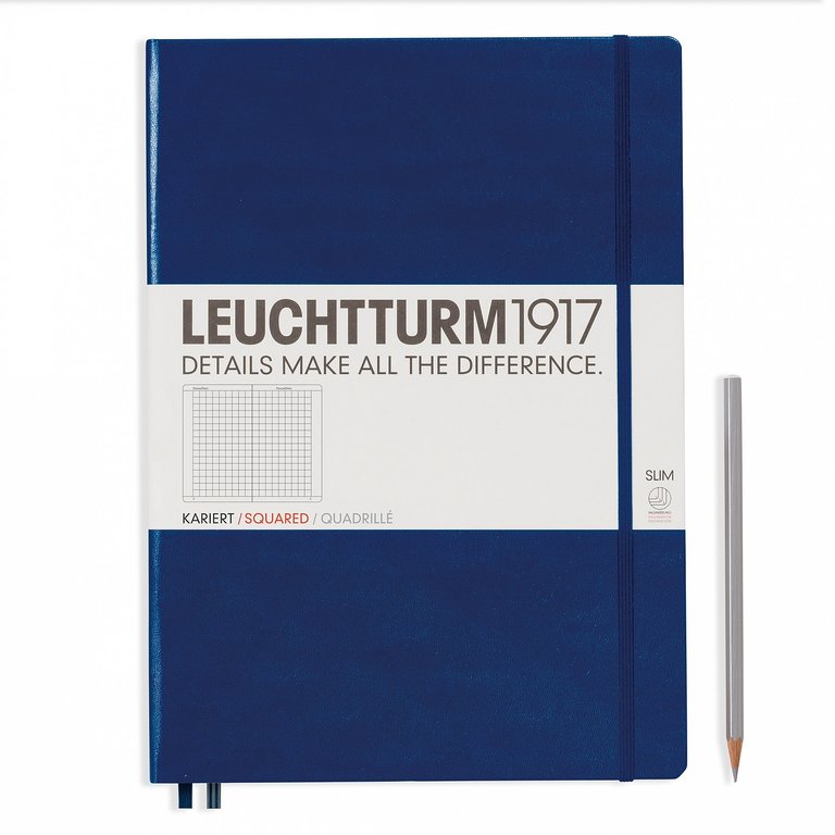 Leuchtturm Master Slim Notebook A4+ Squared