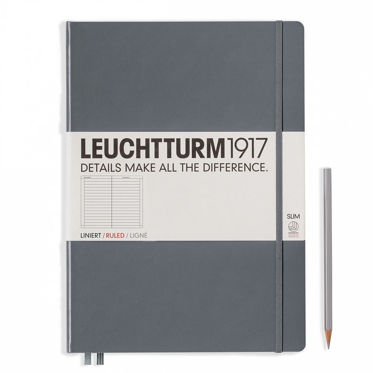 Leuchtturm Master Slim Notebook A4+ Ruled
