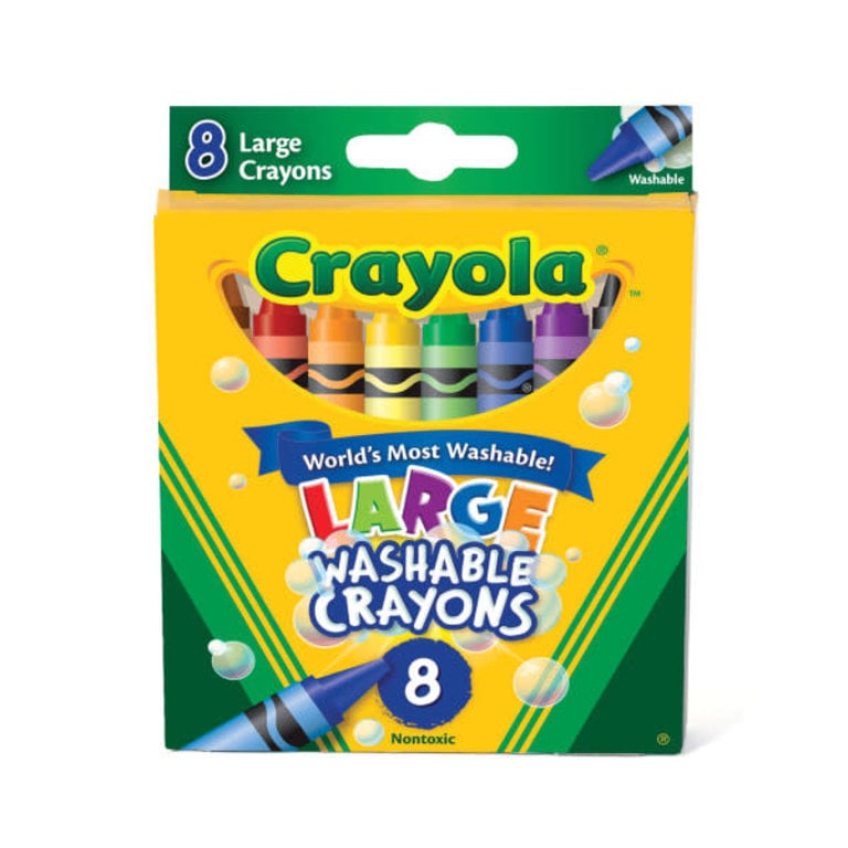 Crayola Crayola Large Washable Crayons 8 Set