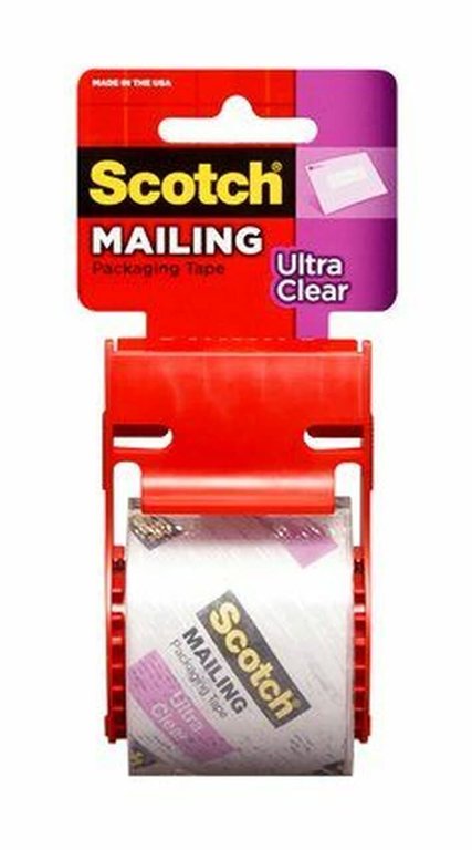 3M 3M #141 Mailing Tape with Dispenser Clear
