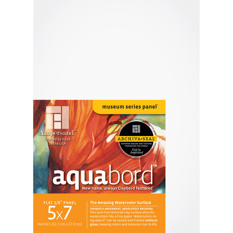 Ampersand Ampersand Aquabord Uncradled 1/8" Profile 5" x 7", 3-Pack