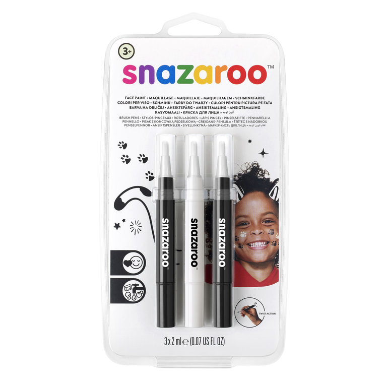 Snazaroo Face Paint Brush Pen Sets