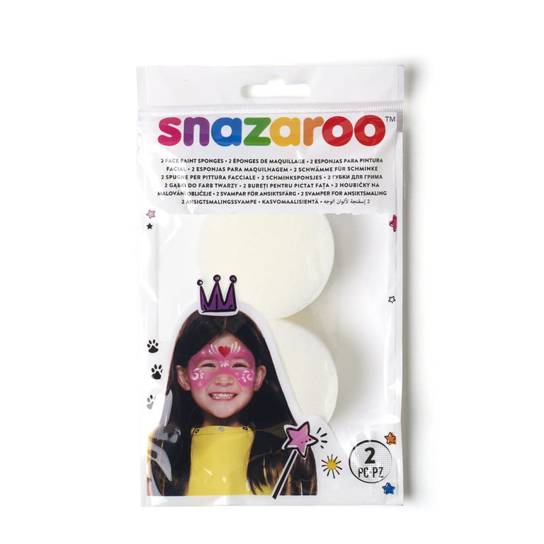 Snazaroo Face Painting High Density Sponge Set 2-Pack