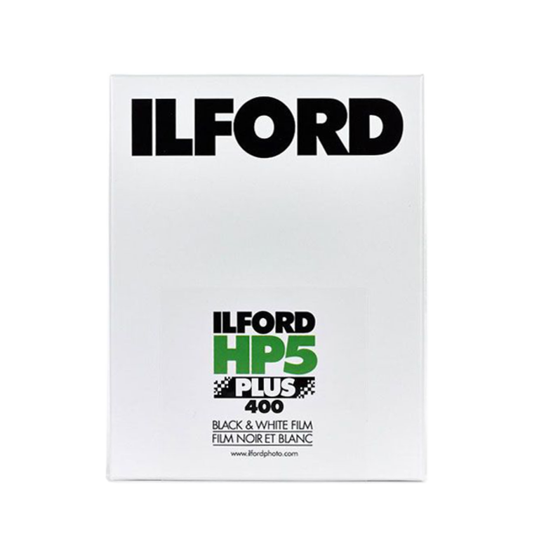 Ilford HP5 Plus B&W Negative Sheet Film 4"x5" 25 Pack