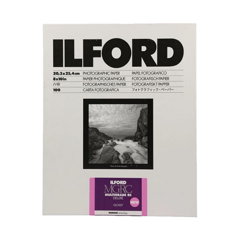 Ilford Ilford RC Glossy Black & White Paper 8"x10" 100 Sheets