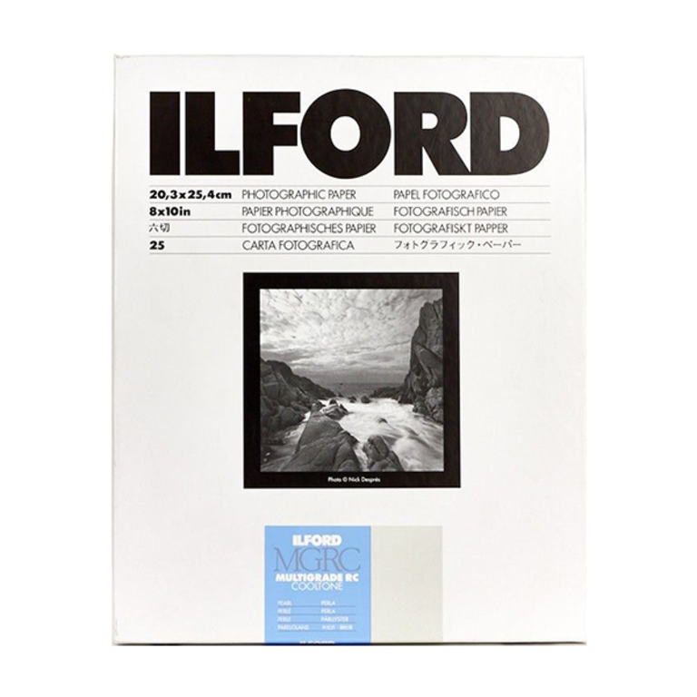 Ilford Ilford RC Cooltone Pearl Black & White Paper 8"x10" 25 Sheets