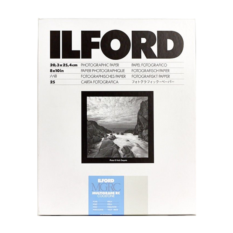 Ilford Ilford RC Cooltone Pearl Black & White Paper 8"x10" 25 Sheets