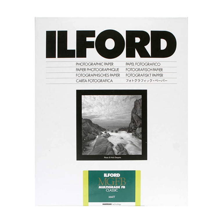 Ilford Ilford  Multigrade Fiber Based Classic Matt Black & White Photo Paper 8"x10" 100 Sheets