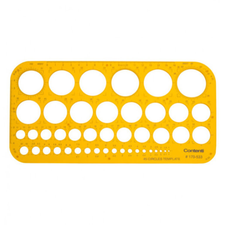 Jewelry Design Circle Stencil Template