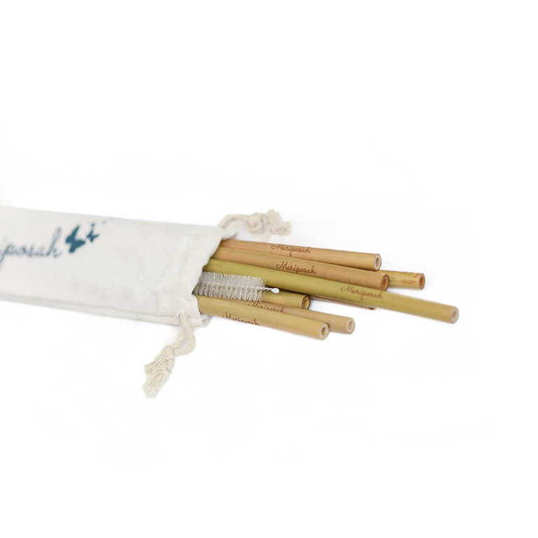 Green Team Mariposah Reusable Bamboo Straws