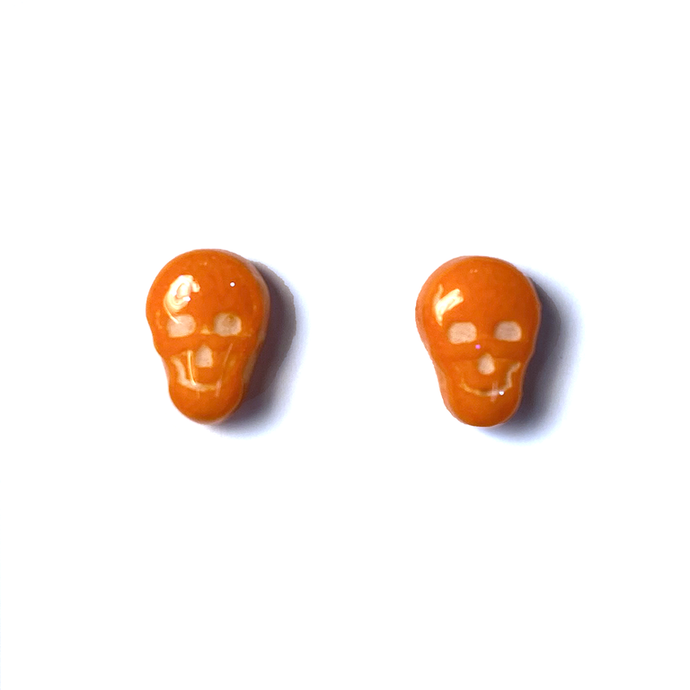 Debbie Tuch Sugar Skull Stud Earrings