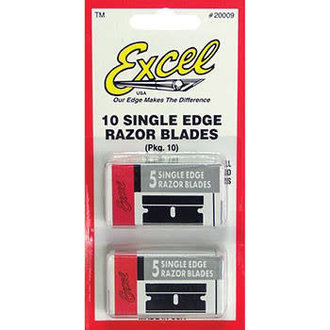 Excel Single Edge Blades 10 Pack