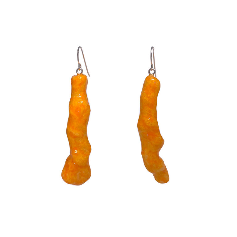 Debbie Tuch Glitterlimes Cheeto Drop Earrings