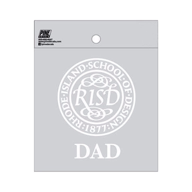 RISD RISD Seal Outside Decal Dad 2.75" x 3.75"