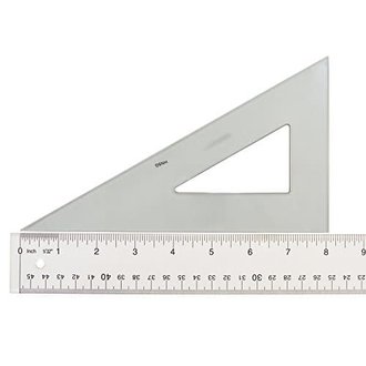 Westcott Professional Triangle 30/60 Degree 8"