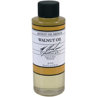 M. Graham Walnut Oil Medium 4 oz M. Graham Walnut Oil Medium 4 oz