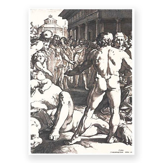 RISD Museum The Fight Between Ulysses and Irus Postcard RISD Museum The Fight Between Ulysses and Irus Postcard