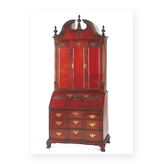 RISD Museum Desk and Bookcase Postcard