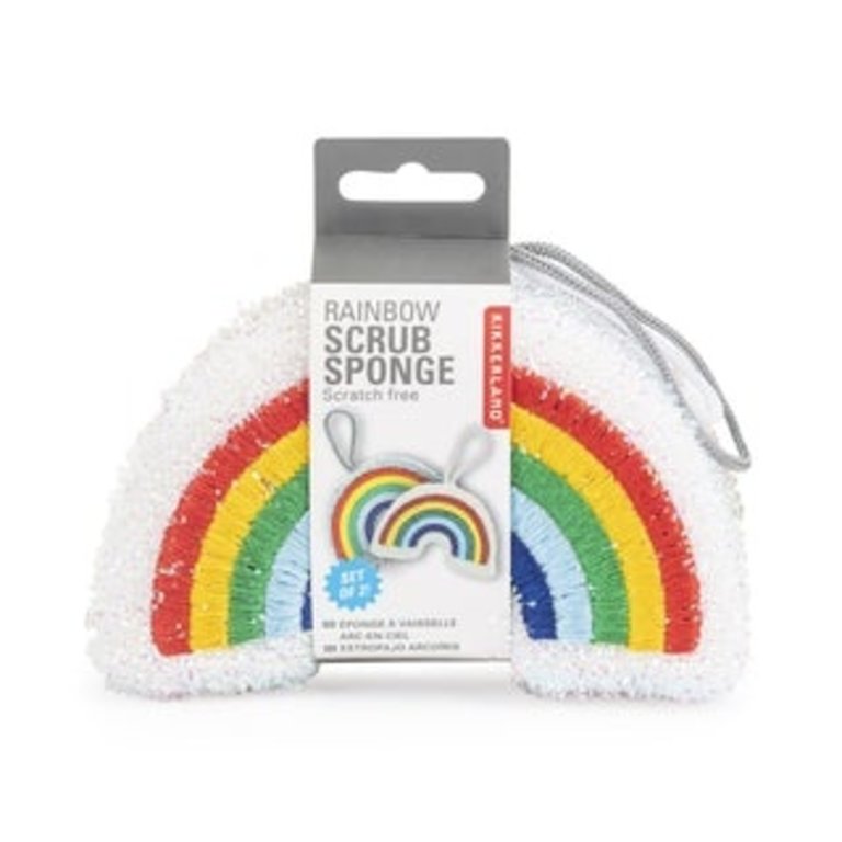Kikkerland Design Rainbow Sponges