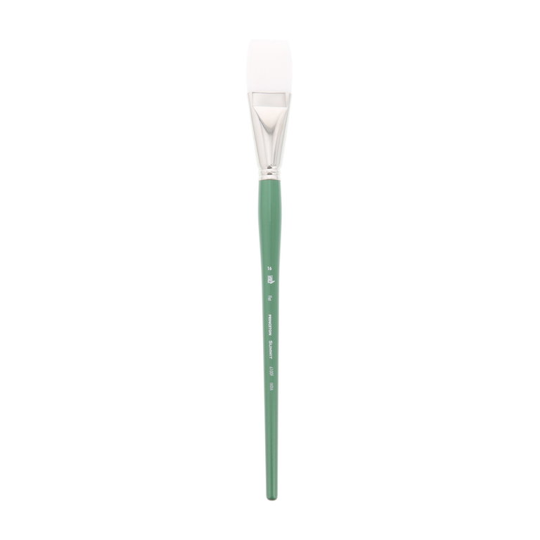 Princeton Brush Princeton Summit 6100 White Synthetic Long Handle Brush Flat