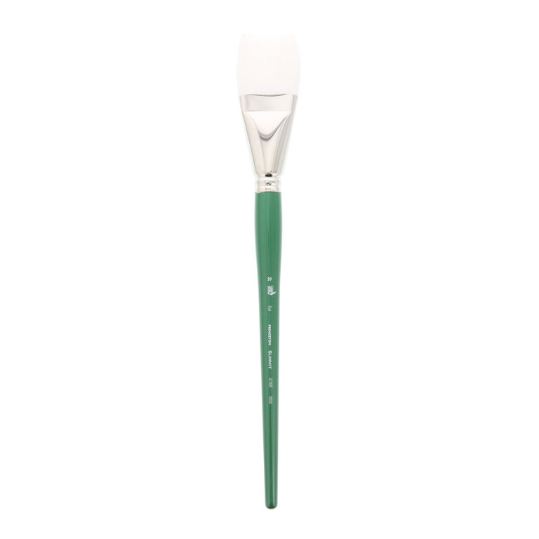 Princeton Brush Princeton Summit 6100 White Synthetic Long Handle Brush Flat