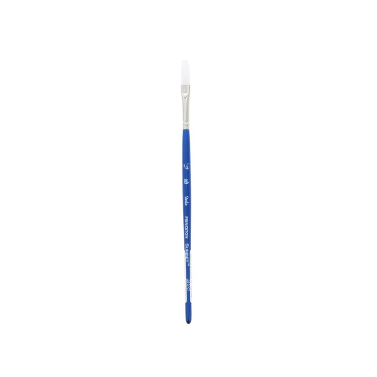 Princeton Brush Princeton Summit 6850 White Synthetic Short Handle Brush Stroke