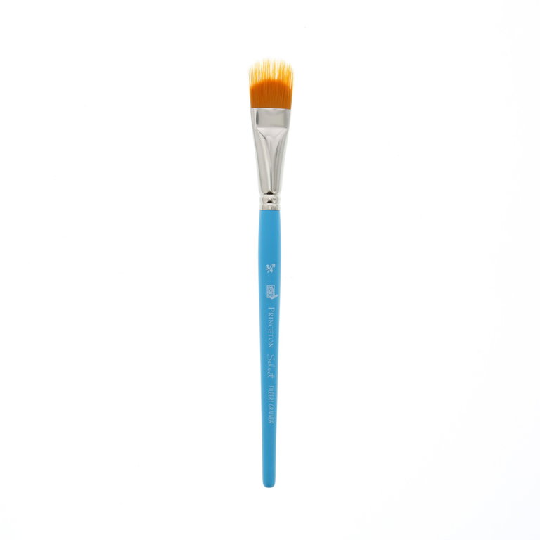 Princeton Brush Princeton Select Artiste 3750 Gold Synthetic Short Handle Brush Filbert Grainer