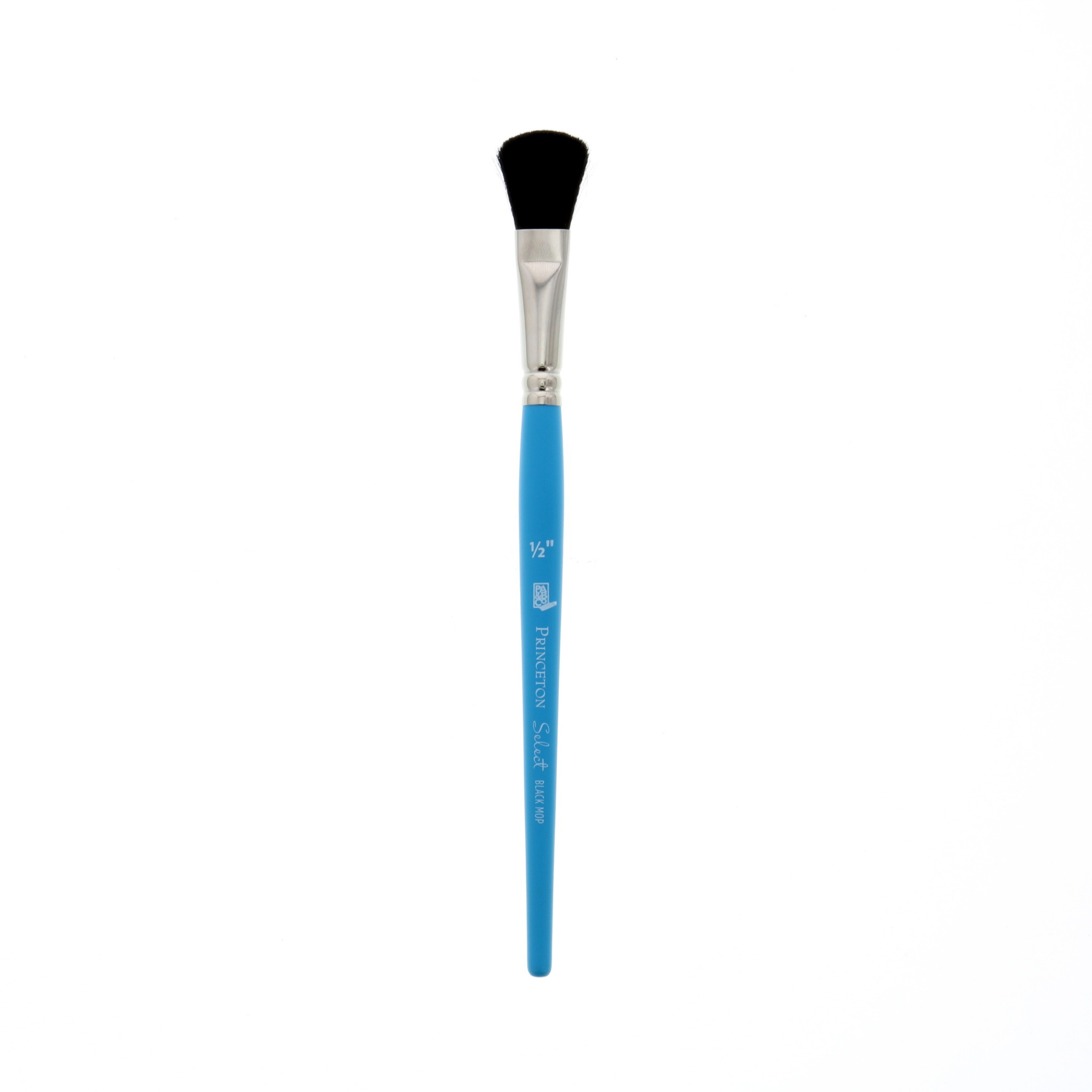 Princeton Select Natural Brush - Fluffy Mop, Short Handle, Size 1/4
