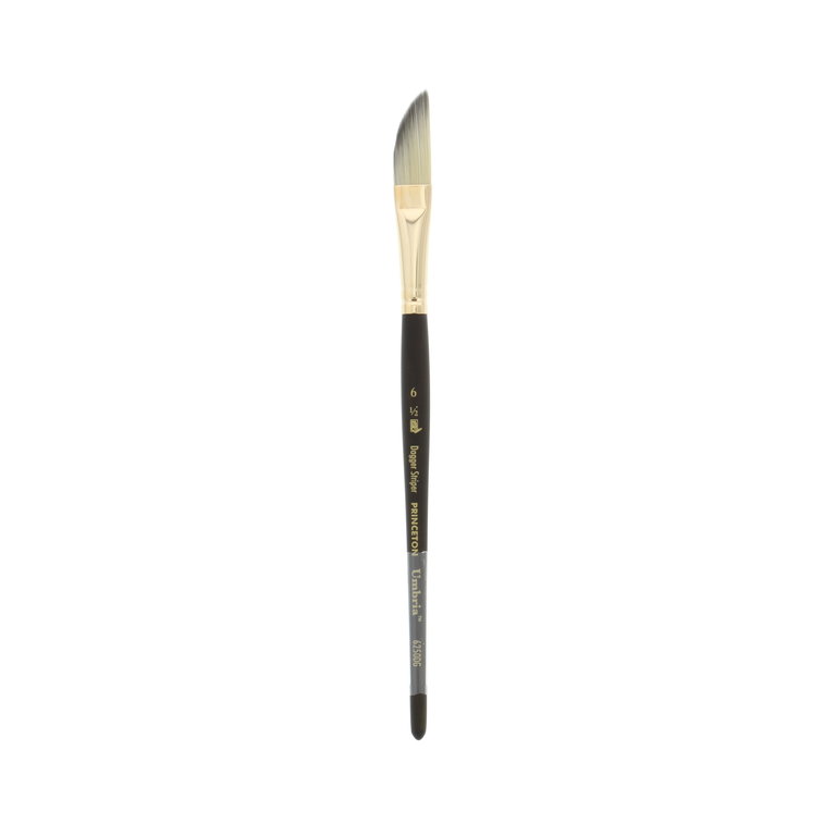 Princeton Brush Princeton Umbria 6250 Synthetic Sable Short Handle Brush Dagger Striper