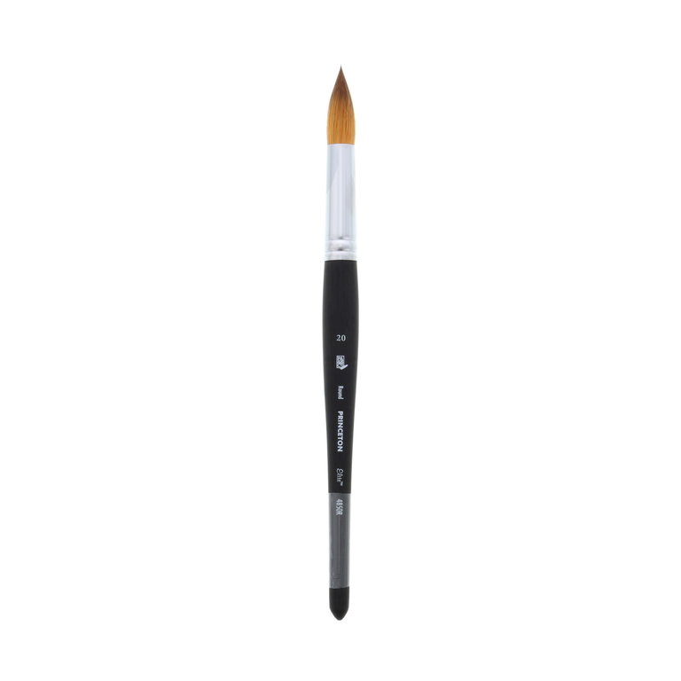 Princeton Brush Princeton Aqua Elite 4850 Synthetic Kolinsky Short Handle Brush Round