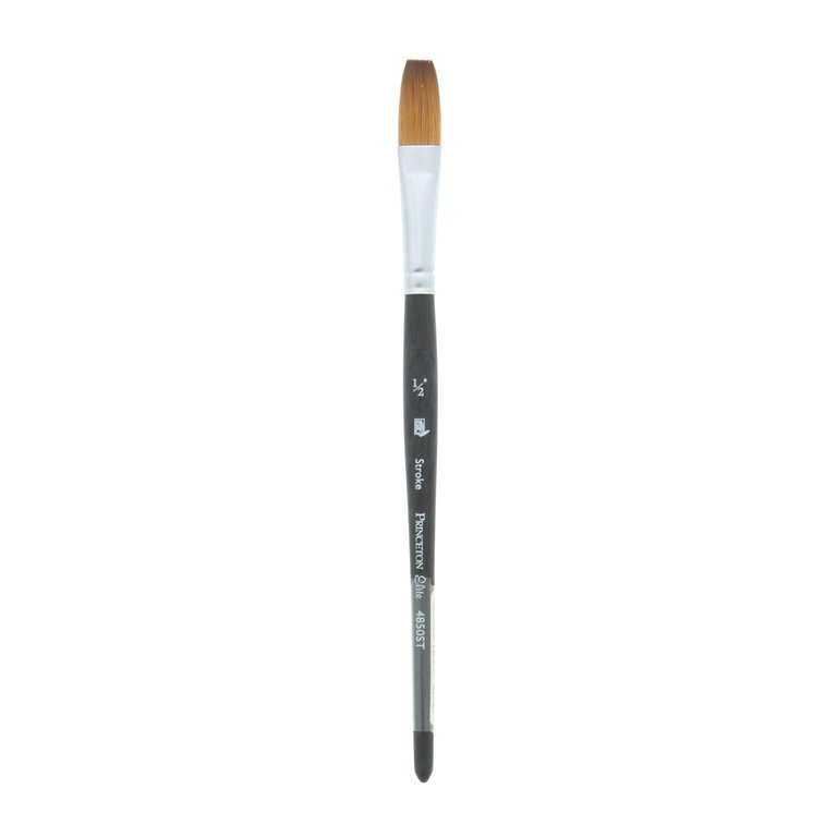 Princeton Brush Princeton Aqua Elite 4850 Synthetic Kolinsky Short Handle Brush Stroke