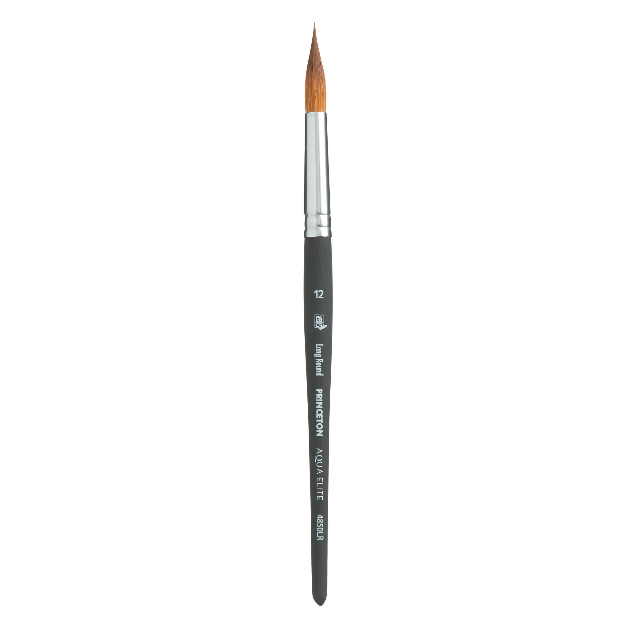 Princeton Aqua Elite 4850 Synthetic Kolinsky Short Handle Brush Long Round  - RISD Store