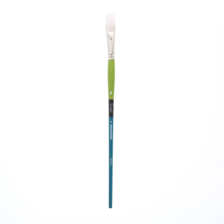 Princeton Brush Princeton Snap! 9800 White Synthetic Long Handle Brush Bright