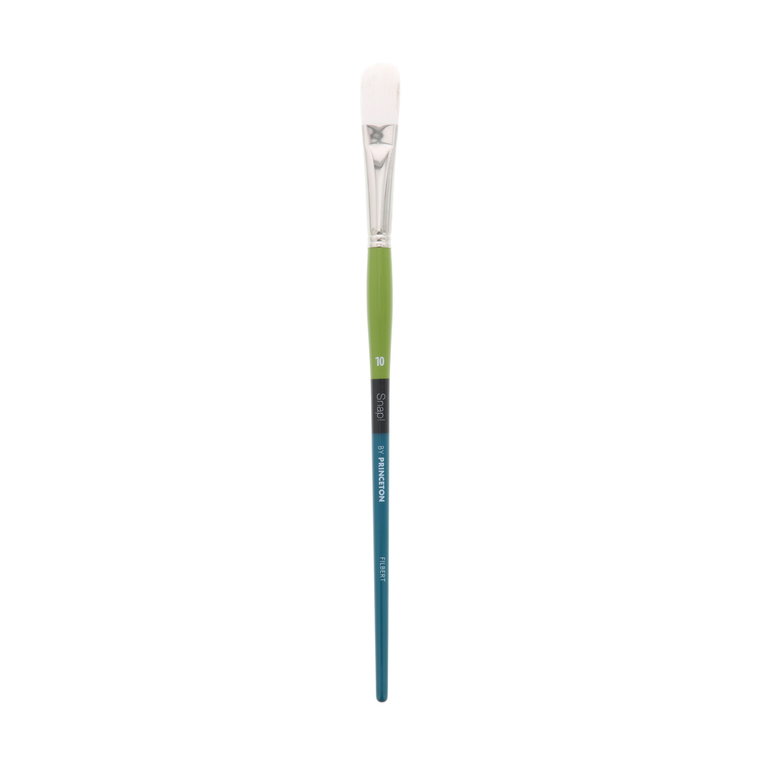 Princeton Brush Princeton Snap! 9800 White Synthetic Long Handle Brush Filbert