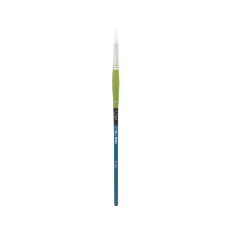 Princeton Brush Princeton Snap! 9800 White Synthetic Long Handle Brush Round